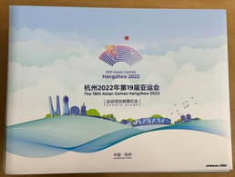 China New 2022 **  19th Asian Games Hangzhou Special S/S Pack Football , Baseball, Shooting Presentation Pack MNH (**) - Nuevos