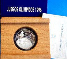 ESPAÑA MONEDA DE 1.000 PESETAS JUEGOS OLIMPICOS 1996. PLATA CALIDAD  PROOF. AÑO 1996 MONEDA PLATA - 1 000 Pesetas