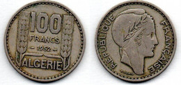 Algérie -  100 Francs 1952 TB+ - Algérie
