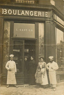 020122 - CARTE PHOTO COMMERCE DEVANTURE - Boulangerie L GAUTIER - 94 LE PERREUX ? Métier Artisanat Boulanger - Autres & Non Classés