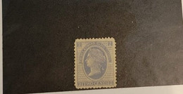 O) 1872 PRINCE EDWARD ISLAND, BRITISH CROWN COLONY, QUEN VICTORIA, SCT 12 2c Ultra, NO GUM, XF - Unused Stamps