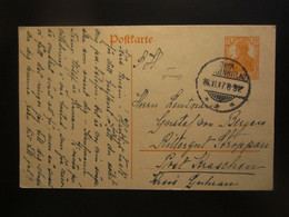 1917 POLAND / GERMANY, BIELAWA /OBER-LANGENBIELAU STATIONERY - Lettres & Documents