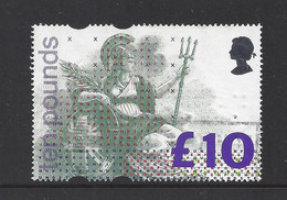 ROYAUME-UNI - Yvert N° 1664 - BRITANNIA £10 - Oblitéré - Other & Unclassified