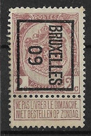 Brussel 1909 Typo Nr. 11B - Typo Precancels 1906-12 (Coat Of Arms)