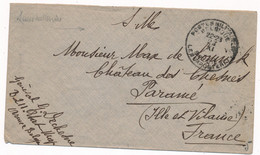 LETTRE SM PMB MILITAIRE B211 ETAT MAJOR ARMÉE BELGE WWI BELGIQUE - Army: Belgium