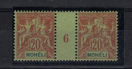 Mohéli -  Millésimes (1906 N°6 Neuf - Nuovi