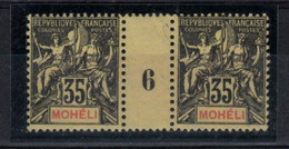 Mohéli -  Millésimes (1906 N°9 Neuf - Unused Stamps