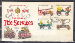 FDC Van Watford Herts Fire Services - 1971-1980 Decimal Issues