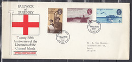 FDC Van First Day Of Issue Guernsey Post Office - 1952-1971 Dezimalausgaben (Vorläufer)