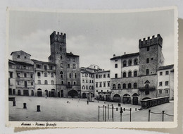 63552 Cartolina - Arezzo - Piazza Grande - VG Anni '50 - Arezzo