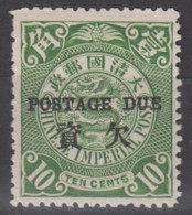 IMPERIAL CHINA 1904 - Postage Due MNH** OG XF - Neufs