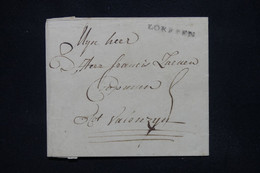BELGIQUE - Marque Postale De Lokeren Sur Lettre - L 112917 - 1815-1830 (Période Hollandaise)