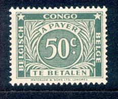 Belgisch Kongo 1943 - Michel Nr. 10 A * - Unused Stamps