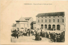 Yssingeaux * La Place Du Breuil Et Halle Aux Grains * Marché * Bureau De L'octroi ? - Yssingeaux