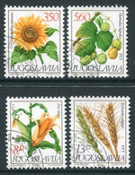 YUGOSLAVIA 1981 Agricultural Crop Plants  Used.  Michel 1887-90 - Used Stamps