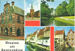 Groningen, Appingedam  (met Stempel Filatelieloket) (Een Raster Op De Kaart Is Veroorzaakt Door Het Scannen) - Appingedam