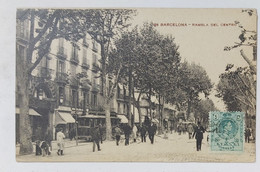 64299 Cartolina - Barcelona (Spagna) - Rambla Del Centro - VG 1921 - Barcelona