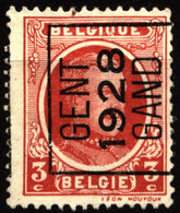 Belgium 1922 Mi 171V King Albert I PRE168 [precancel] - Typo Precancels 1922-26 (Albert I)