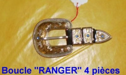 Boucle Ceinture De Type "RANGER" 4 Pièces ! - Autres & Non Classés