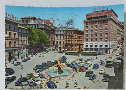 68838 Cartolina - Roma - Piazza Barberini - VG 1957 - Lugares Y Plazas