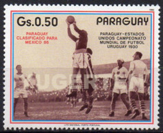 PARAGUAY - 1v - MNH - Paraguay Vs United States Football Fußball Fútbol Soccer Calcio Futebol Voetbal - FIFA World Cup - 1930 – Uruguay