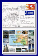 2006 Island Postcard Multiview (the Golden Circle) Posted Reykjavik To GB - Covers & Documents