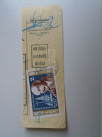 D187482  Parcel Card  (cut) Hungary 1982 Eger -handstamp With Postal Tax  40 Filler  Stamp LENIN - Parcel Post