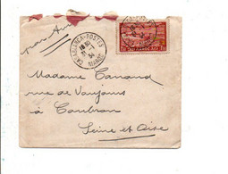 MAROC SEUL SUR LETTRE POUR LA FRANCE 1934 - Lettres & Documents