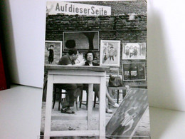 Originalfoto Gerd Kreutschmann. Nachkriegszeit Berlin - West, Kunstmarkt Krezberg. V6259 - Autographed