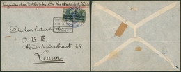 Guerre 14-18 - OC3 X2 Sur Lettre + Grand Cachet Avec Aigle "Postprüfungsstelle... 4e Armee" (Meulebeke-Lez-Thielt) > Leu - OC1/25 General Government