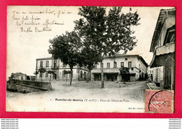 CPA (Réf : Y478) MONCLAR-de-QUERCY (82 TARN-et-GARONNE) Place De L'Hôtel De Ville - Montclar De Quercy