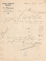 Commande / PEYRON/ Valence Drôme/ Lecoeur Fabricant De Peignes En Ivoire/Ivry La Bataille/1902                   FACT537 - Chemist's (drugstore) & Perfumery