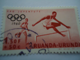 RWANDA  USED  STAMPS  OLYMPIC GAMES ROMA 1960 - Andere & Zonder Classificatie