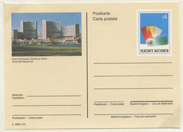 NU Vienne - Vereinte Nationen Entier Postal 1985 Y&T N°EP1985-01 - Michel N°GZS1985-01 *** - 4s Palettes De Couleur - Brieven En Documenten