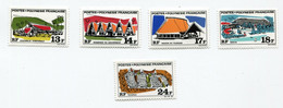 POLYNESIE N°72 / 76 ** GRANDS EDIFICES - Neufs