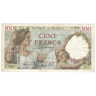 France, 100 Francs, Sully, 1940, 1940-08-01, TB+, Fayette:26.34, KM:94 - 100 F 1939-1942 ''Sully''