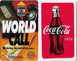 Pakistan - World Call - Coca Cola Bottle Reprint - SC7, 500U, Used - Pakistan