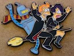 FUTURAMA - BALAIS - ROBOT - PERSONNAGES - MATT GROENING - PHILIP J.FRY - BENDER TORDEUR RODRIGUEZ - TURANGA LEELA - (18) - Berühmte Personen