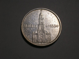 ALEMANIA. 5 Marcos 1934 F, Iglesia Con Año (5402) - 5 Reichsmark