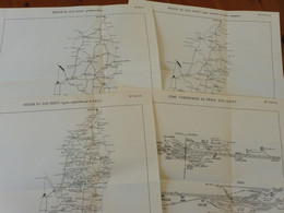 SNCF / LOT 4 AFFICHETTES RESEAU FERROVIAIRE / EDITION 1959 / ORIGINALES / 17 - Europe