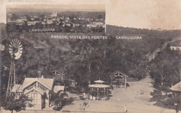 REAL PHOTO POSTCARD - BRASIL - BRAZIL - MINAS GERAIS -  CAMBUQUIRA - PARQUE , VISTA DAS FONTES - Belo Horizonte