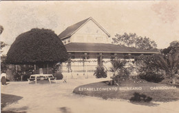 REAL PHOTO POSTCARD - BRASIL - BRAZIL - MINAS GERAIS -  CAMBUQUIRA - ESTABELECIMENTO BALNEÁRIO - Belo Horizonte