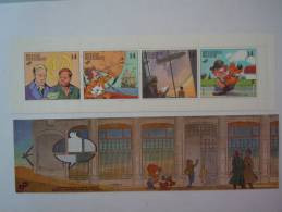 België Belgique Belgium 1991 Strips Blake Mortimer Cori Bollie Billy Boule Bill Yv 2428-2431 C2428 COB B22 MNH ** - 1953-2006 Modern [B]