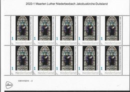 Nederland  2022-1  Reformatie Maarten Luther Vel-sheetlet    Postfris/mnh/neuf - Unused Stamps