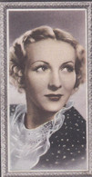 41 Karen Morley - Stars Of The Screen 1936 - Original Phillips Cigarette Card - Film- Coloured Photo - Phillips / BDV