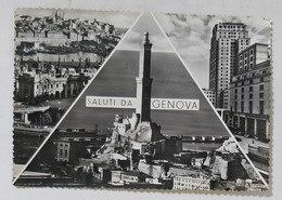 83542 Cartolina - Saluti Da Genova - VG 1958 - Genova (Genoa)