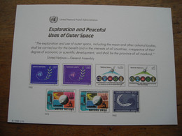 Pseudo Entier Postal 1982 Exploration & Utilisations Pacifiques De L'espace Exploration & Peaceful Uses Of Space - Covers & Documents