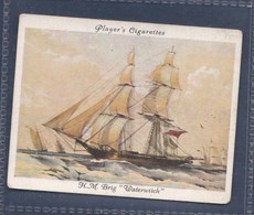 Old Naval Prints 1936  - 16 HMS Water Witch - Original Players Cigarette Card - L Size 6x8cm - Phillips / BDV