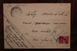 MADAGASCAR 1950 MAJUNGA France FM Franchise Militaire Cover Colonie Mahajanga Flamme - Timbres De Franchise Militaire