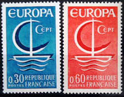 EUROPA 1966 - FRANCE                  N° 1490/1491                    NEUF* - 1966